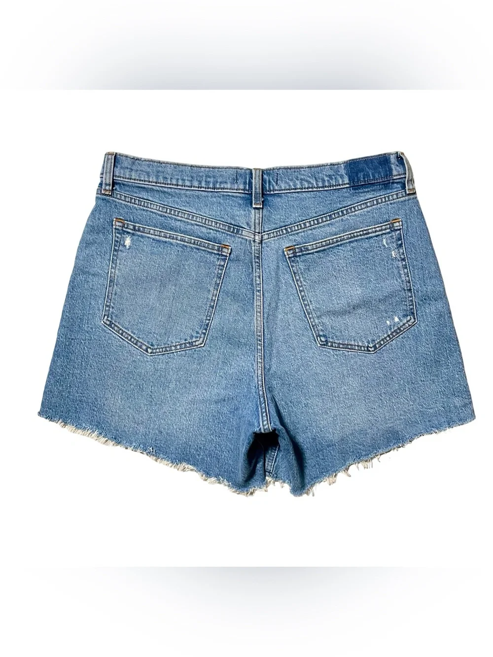 Abercrombie & Fitch The Dad Short High Rise Denim Shorts Size 14/32